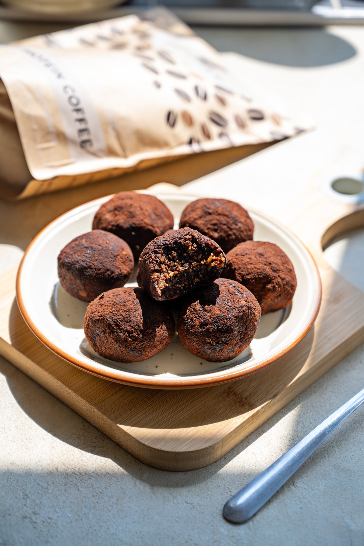 Energy mocha bites
