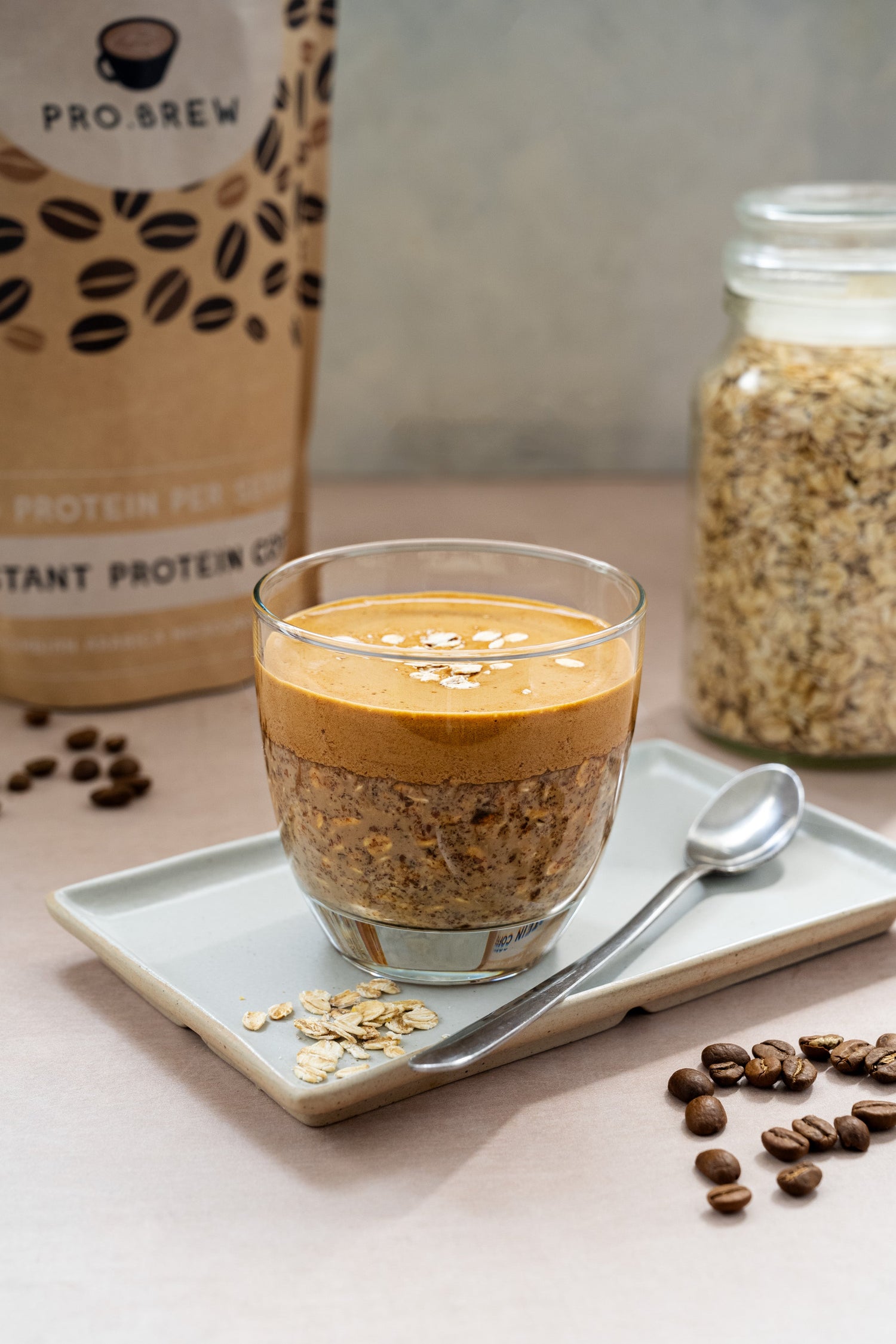 Protein Coffee Overnight Oats